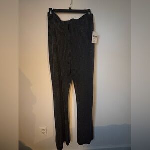 Women's Black Striped Pants